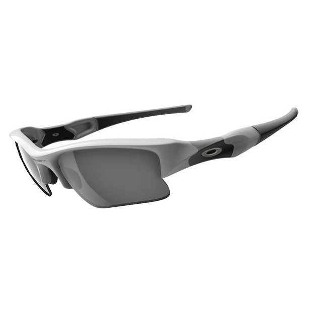Oakley Flak Jacket XLJ Sunglasses, Polished White, swatch