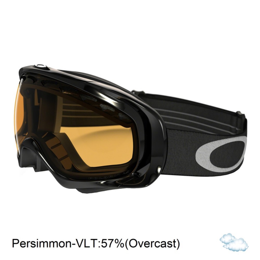Oakley Crowbar Goggles 2014, Jet Black-Persimmon, swatch