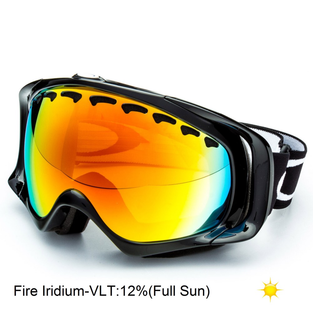 Oakley Crowbar Goggles 2014, Jet Black-Fire, swatch