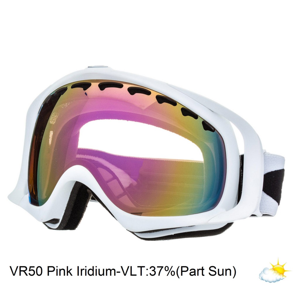 Oakley Crowbar Goggles 2014, Matte White-Vr50 Pink Iridium, swatch