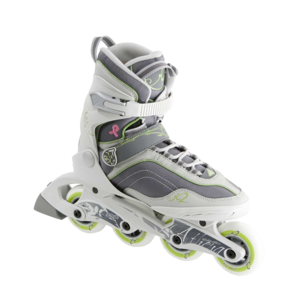K2 Athena Womens Inline Skates 10.0 - Green-Grey - Size 10.0 - Green-Grey