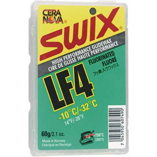 Swix LF004-6 LF4 Green Race Wax 2013, 60g, medium