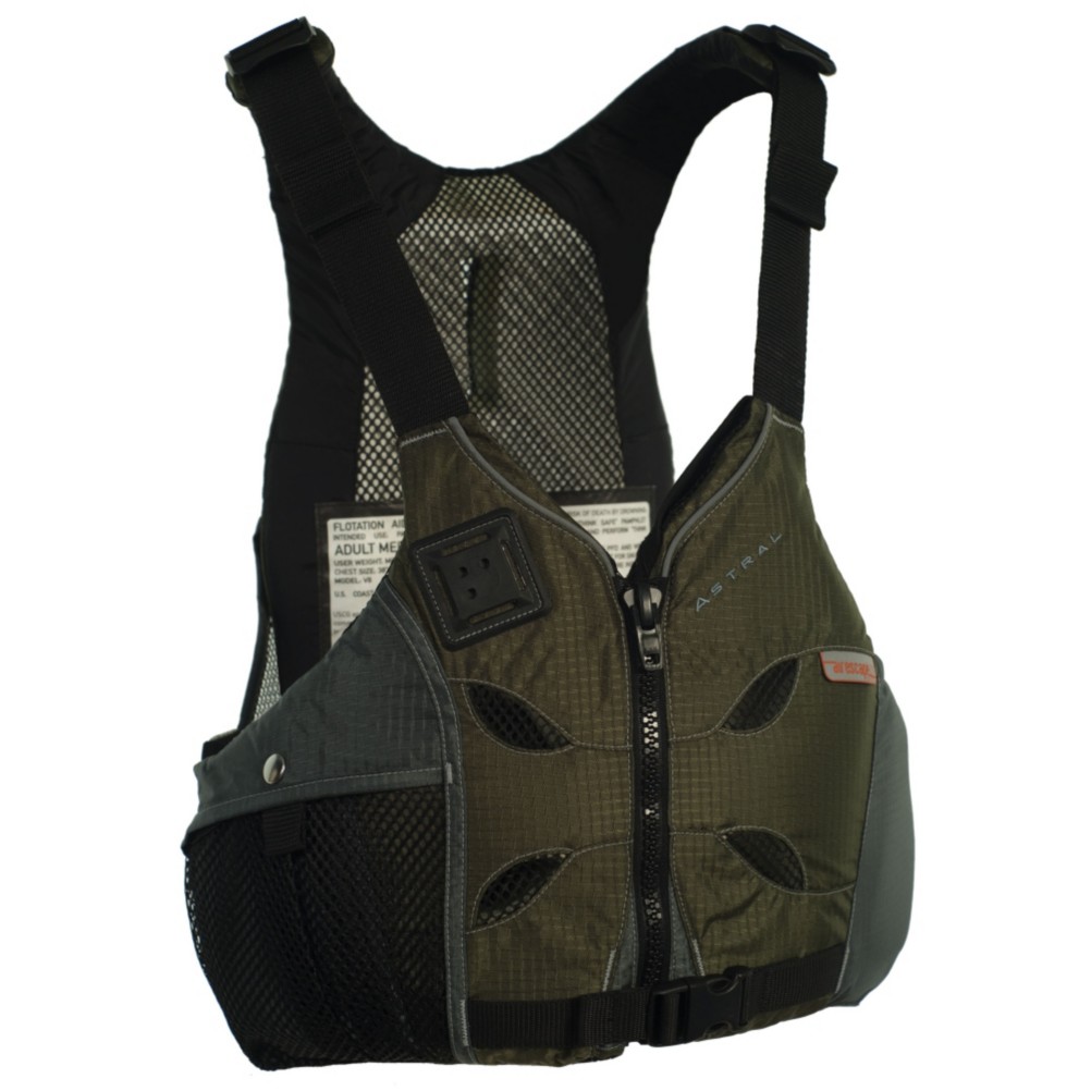 Astral V-Eight Adult Kayak Life Jacket, Olive, swatch