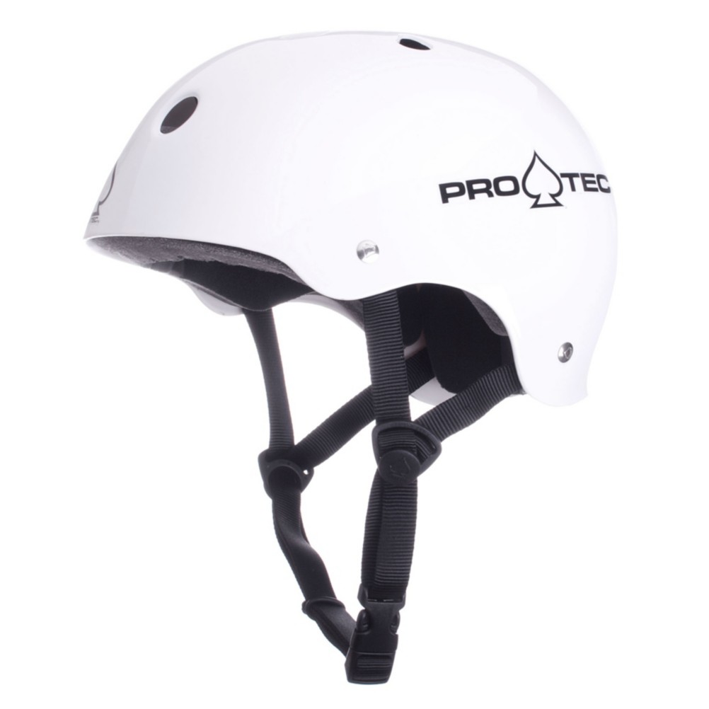 Pro-Tec Classic Mens Skate Helmet 2013, Gloss White, medium