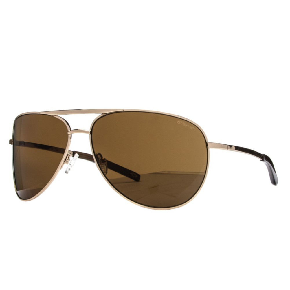 Smith Serpico Polarized Sunglasses, Gold, medium