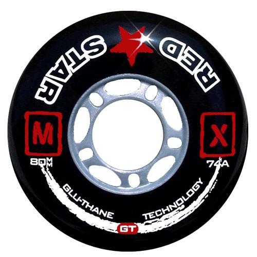 Red Star MX GT Inline Hockey Skate Wheels - 4 Pack, , medium