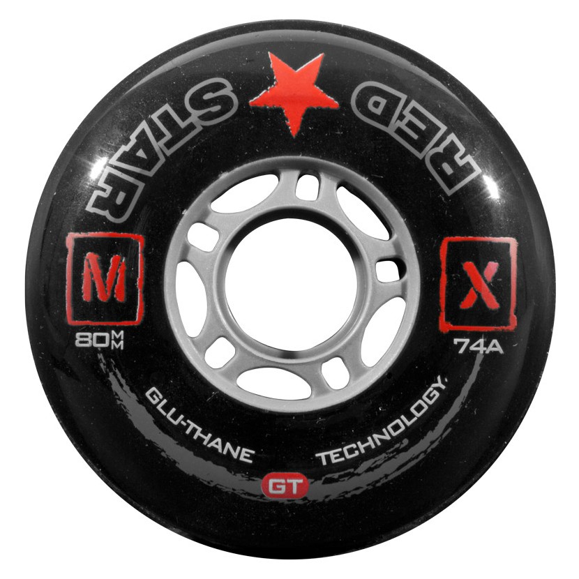 Red Star MX GT Inline Hockey Skate Wheels - 4 Pack, , medium