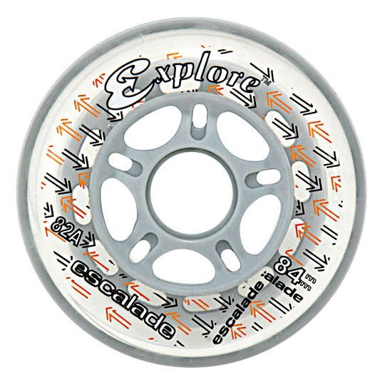 Explore Escalade Inline Skate Wheels - 8 Pack, 82A, medium