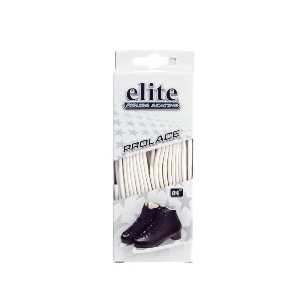 Elite Hockey Prolace Figure Skate Laces, White, medium