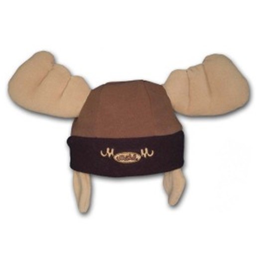 Mental Moose Head Kids Hat, Brown, medium