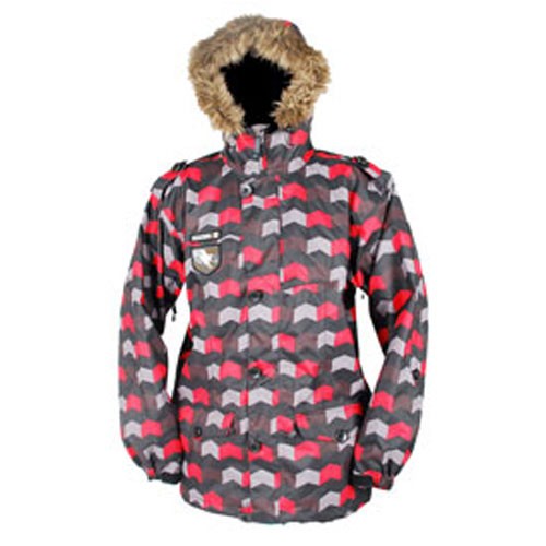 Sessions Recon Zig Zag Mens Insulated Snowboard Jacket 2009