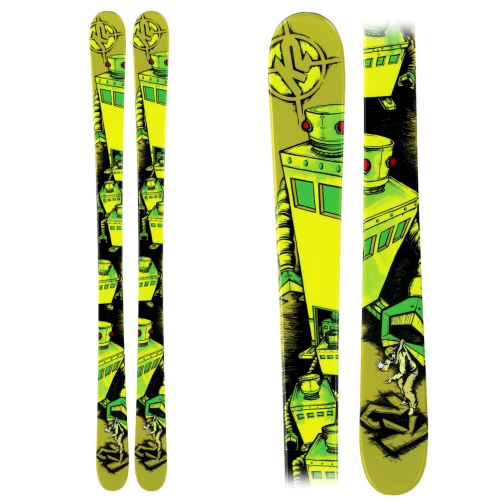 K2 Juvy Kids Twin Tip Skis 2009