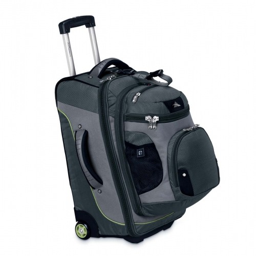 High Sierra AT3 Sierra-Lite 22-Inch 3-in-1 Carry-On Wheeled Bag, Graphite-Titanium-Spring, swatch