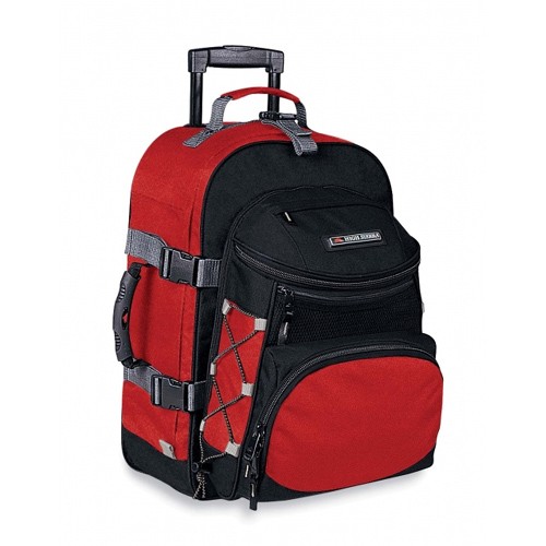 High Sierra A.T. Gear Classic 22-Inch Wheeled Carry-On Bag, Fire Red-Black, medium