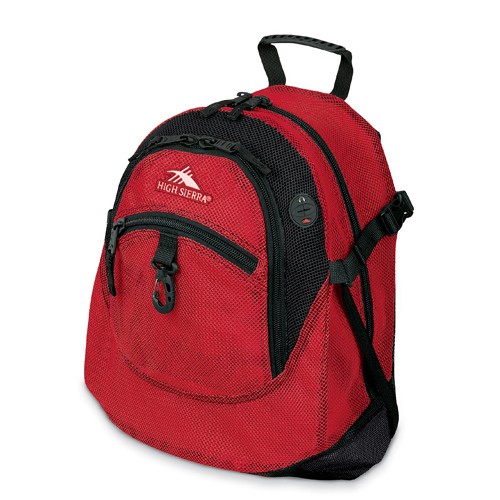 High Sierra Airhead Daypack 2013, Red-Charcoal-Black, swatch