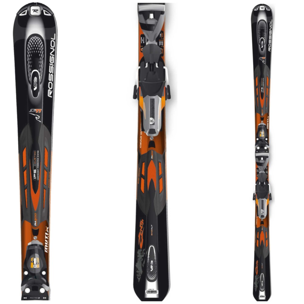 Rossignol Zenith 11 Mutix Skis with Axial2 140Ti / TPI2 Bindings 2009