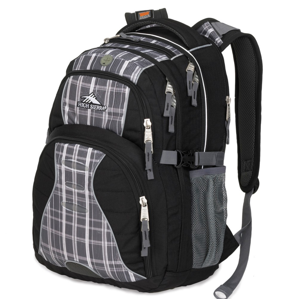 Black-Black Vertical Plaid