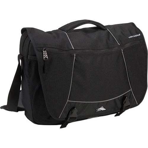 High Sierra Tank Messenger Day Bag, Black, swatch