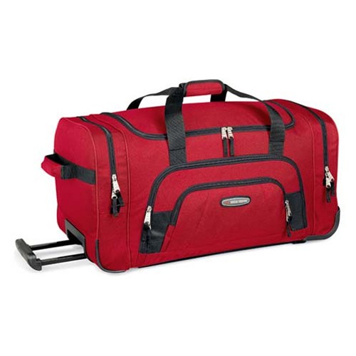 High Sierra 26-Inch Wheeled Duffel Bag, Red, medium