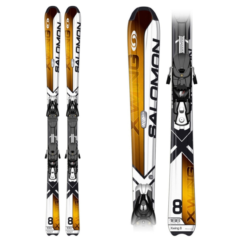 Salomon Mens Skis with Bindings