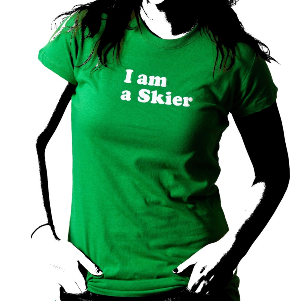 Line Skier T-Shirt - Womens 