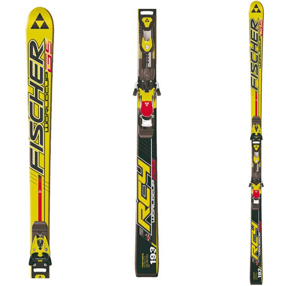 Fischer RC4 Worldcup GS Junior Race Skis with RC4 Z 9/RCA /Z 11 Freeflex Bindings 2009