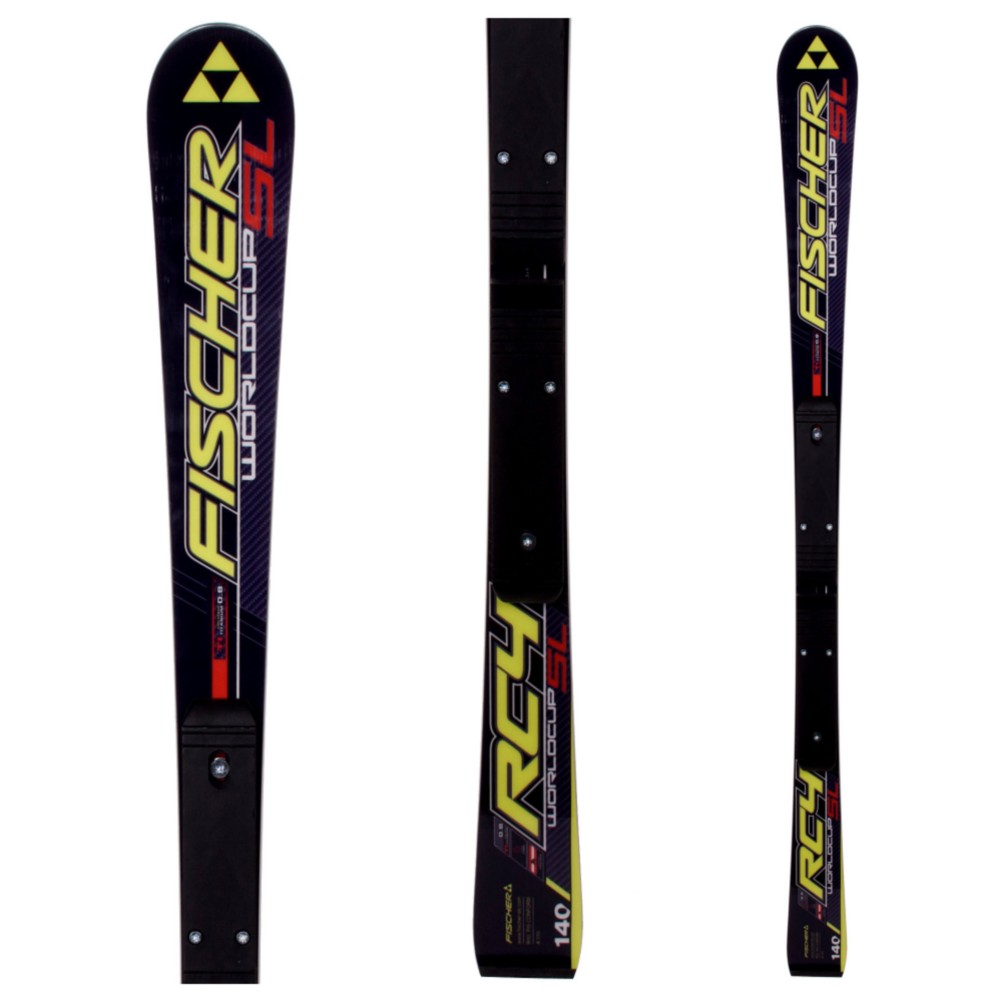 Fischer RC4 Worldcup Slalom Junior Race Skis with RC4 Z 9/RC4 Z 11 Freeflex Bindings 2009
