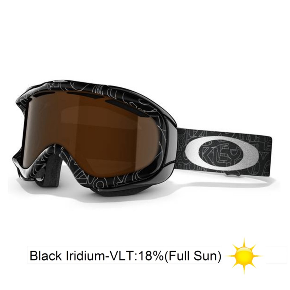 Oakley Ambush Goggles 2013, Silver Factory Text-Black Iridium, swatch