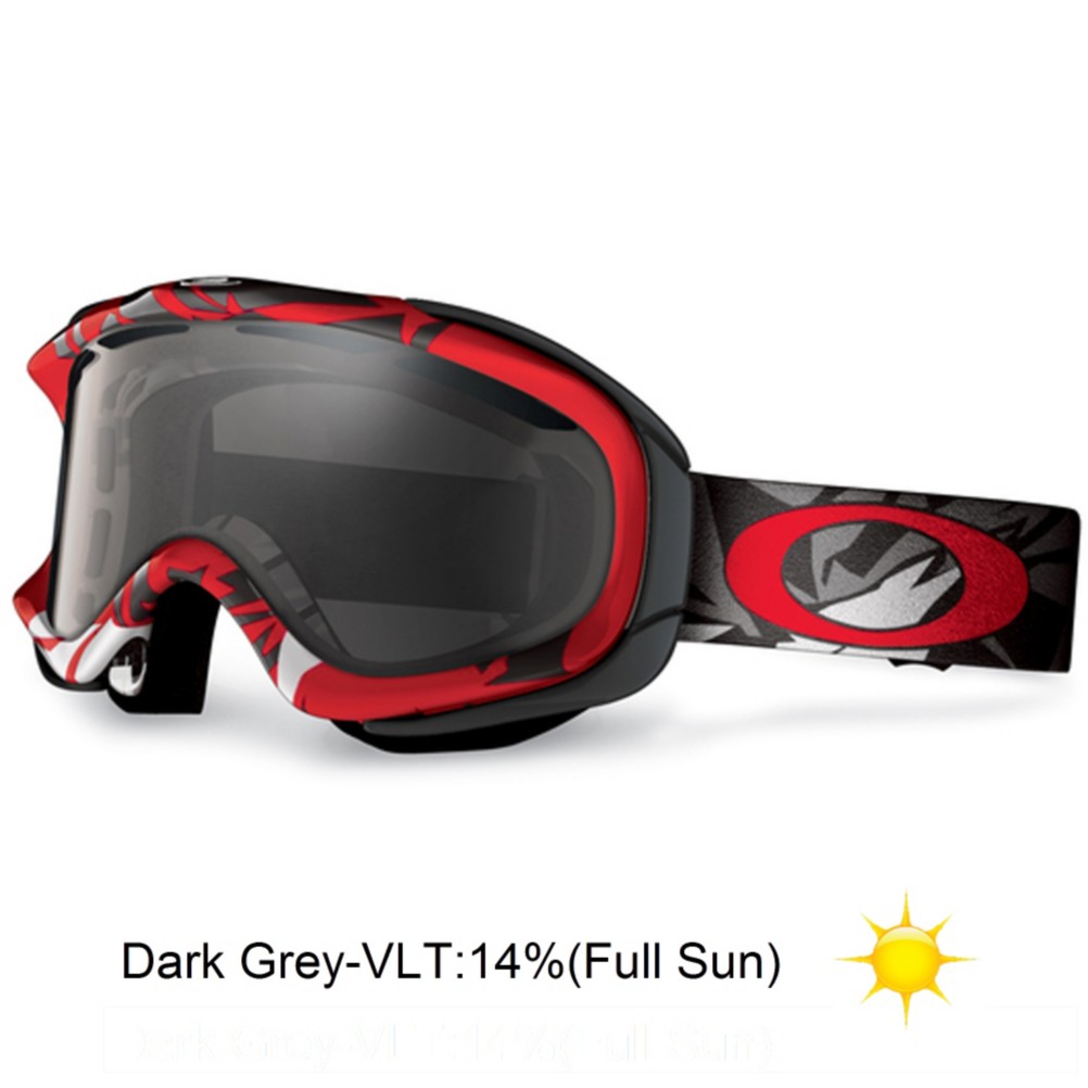 Oakley Ambush Goggles 2013, Glacier Red-Dark Grey, swatch