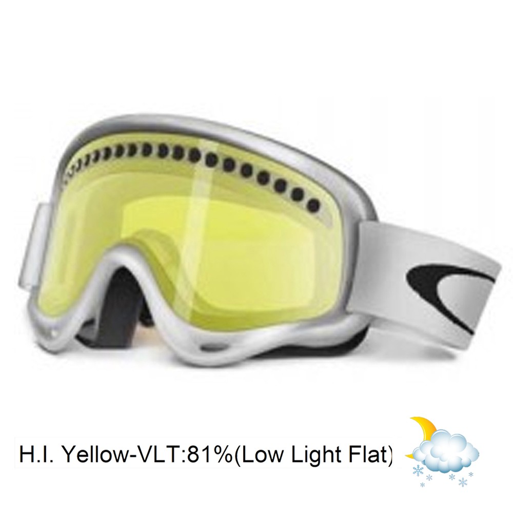 Oakley XS O Frame Kids Goggles 2013, Matte White-H.i. Yellow, swatch