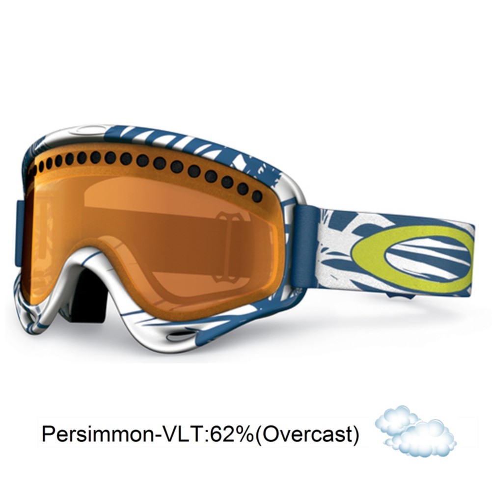 Oakley XS O Frame Kids Goggles 2013, Scratch Blue Fade-Persimmon, swatch