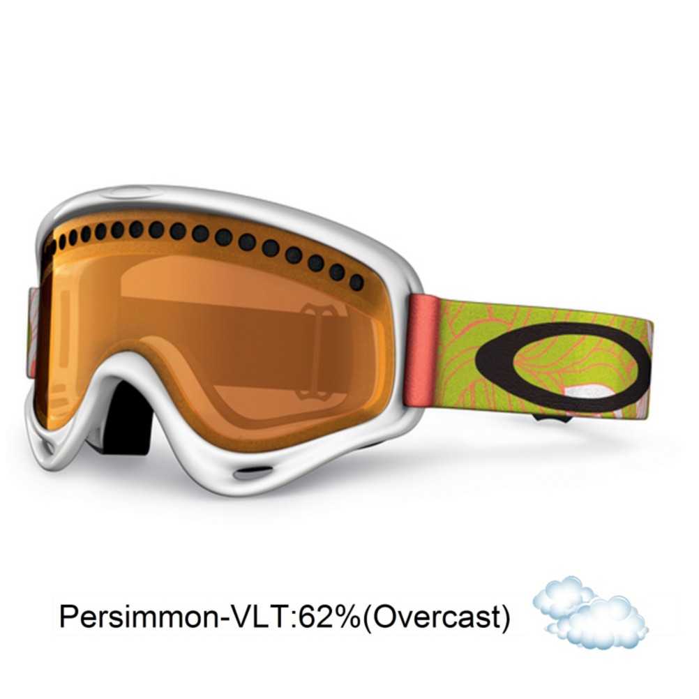 Oakley XS O Frame Kids Goggles 2013, White Sunset Plume-Persimmon, swatch