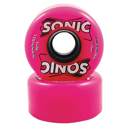 Hyper Wheels Sonic Roller Skate Wheels - 8 Pack, Pink, swatch
