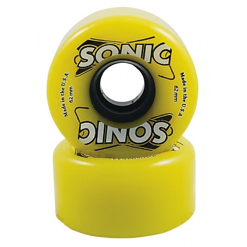 Hyper Wheels Sonic Roller Skate Wheels - 8 Pack, Yellow, swatch
