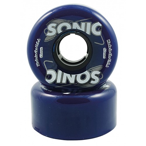 Hyper Wheels Sonic Roller Skate Wheels - 8 Pack, Blue, swatch