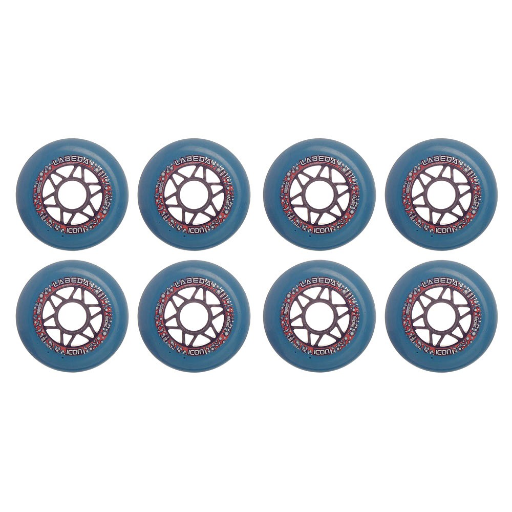 Labeda Icon Hard Durometer 80mm Inline Skate Wheels - 10 Pack 2012
