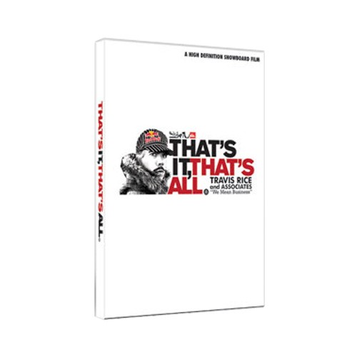 That’s It That’s All Snowboard DVD