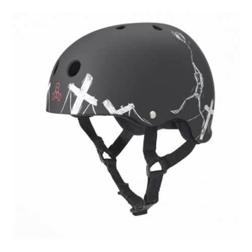 Triple 8 Brainsaver SweatSaver Mens Skate Helmet 2011
