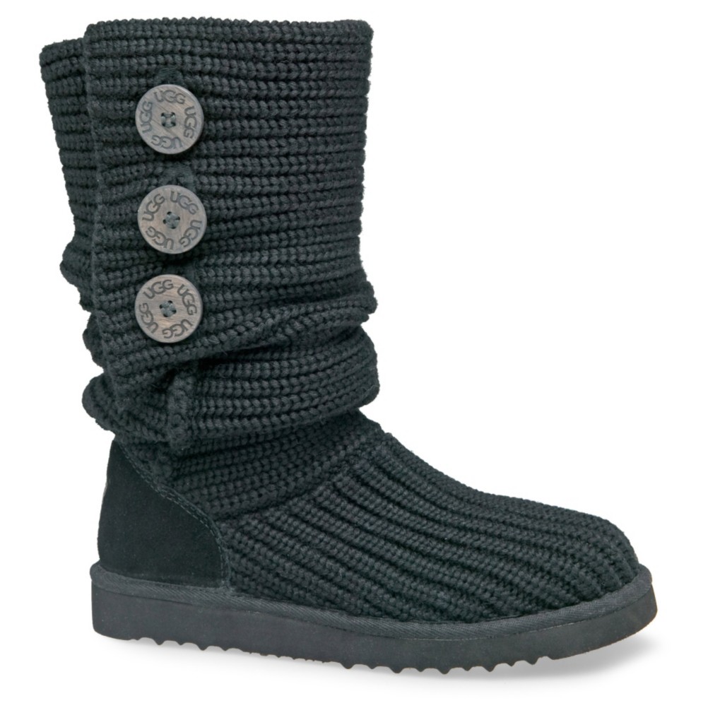 UGG Australia Classic Cardy Womens Boots, Black, swatch
