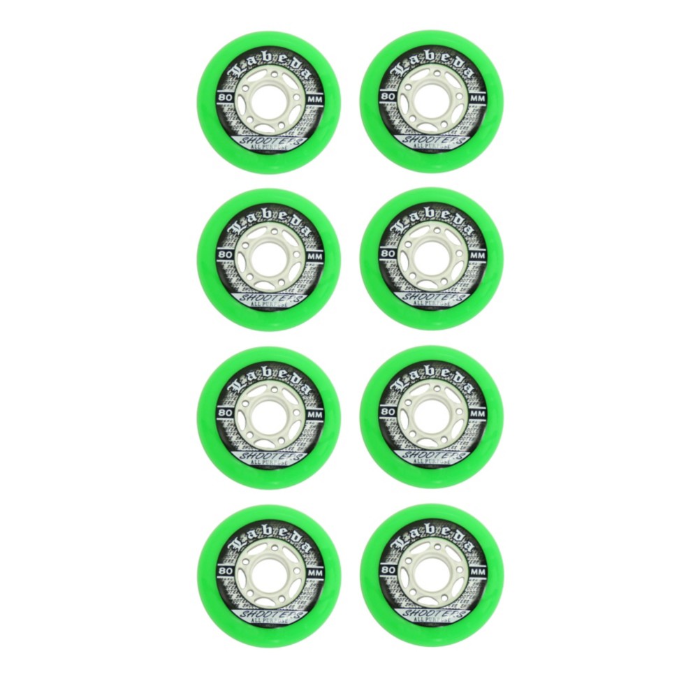 Labeda Shooter Inline Hockey Skate Wheels - 8 Pack 2012