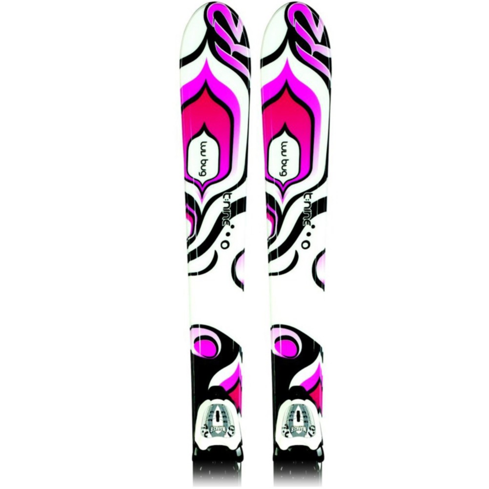 K2 Luv Bug Kids Skis with Fastrak2 7.0 Bindings 2010