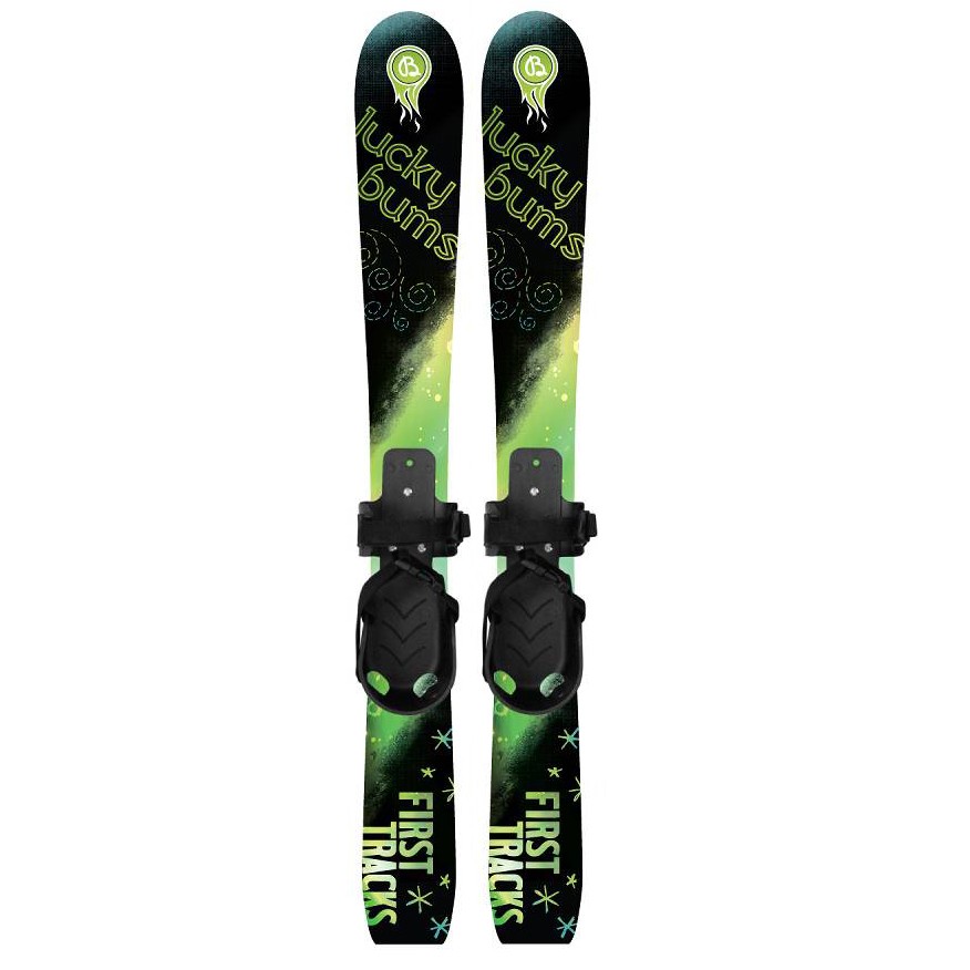 Lucky Bums Snow Kids Beginner Skis & Poles Kids Skis 2012