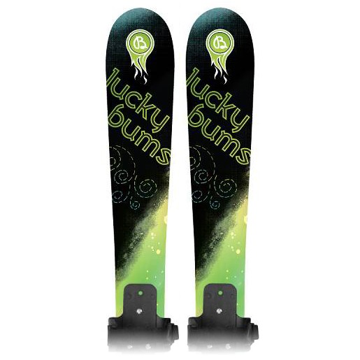 Lucky Bums Snow Kids Beginner Skis & Poles Kids Skis 2012