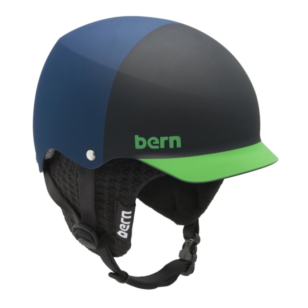 Bern Baker HS Knit Hard Hat - Mens 2010 - Small/Matte-Blue-Hatstyle-Black-Knit