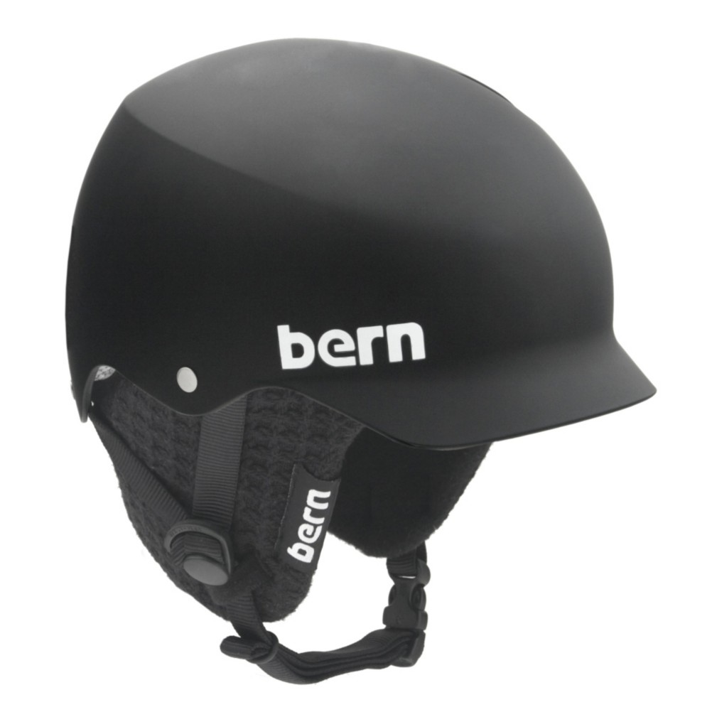 Bern Baker Knit Hard Hat, Matte Black-Black Knit, medium