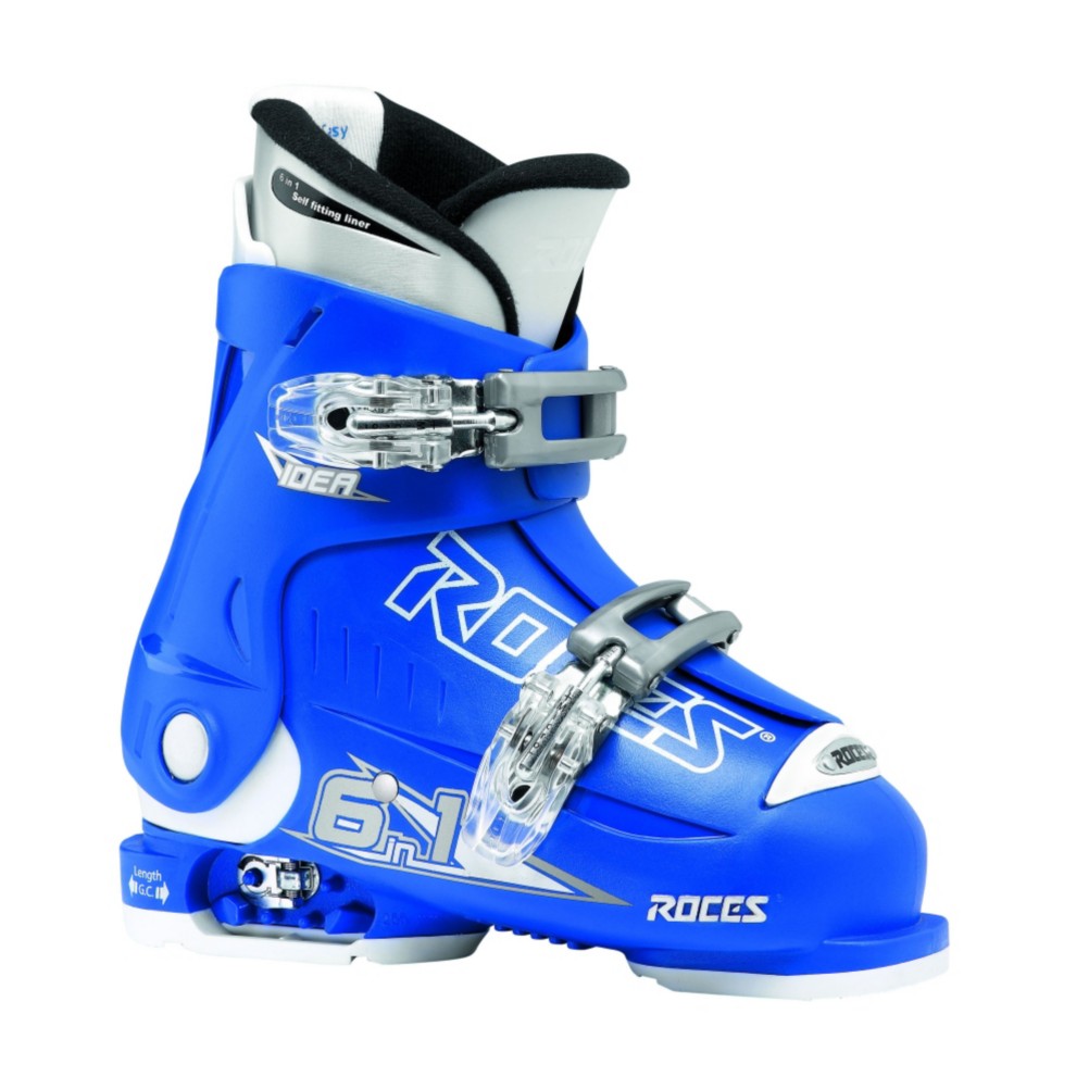 Roces Idea Adjustable Kids Ski Boots 2014, Blue, swatch