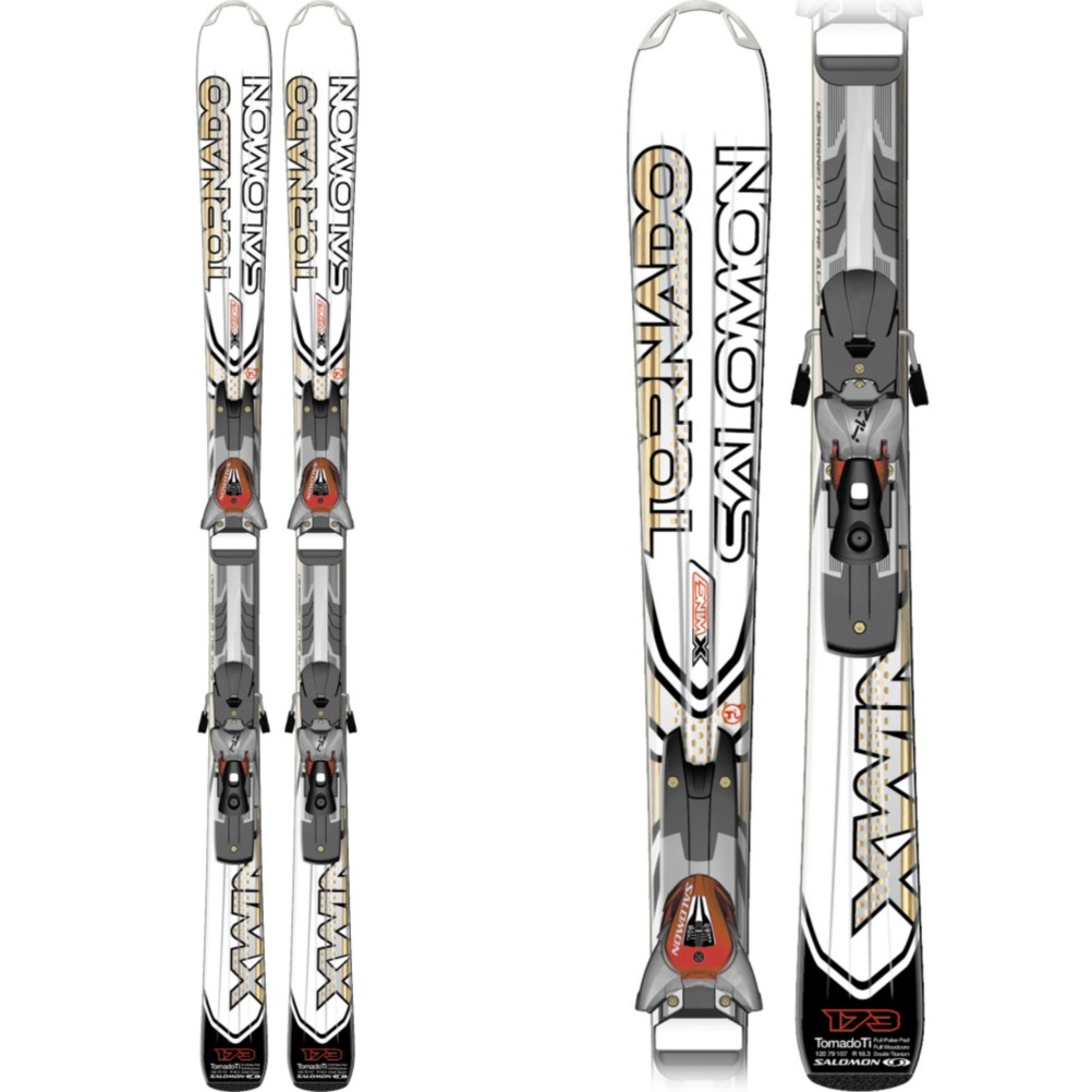 Salomon Mens Skis with Bindings