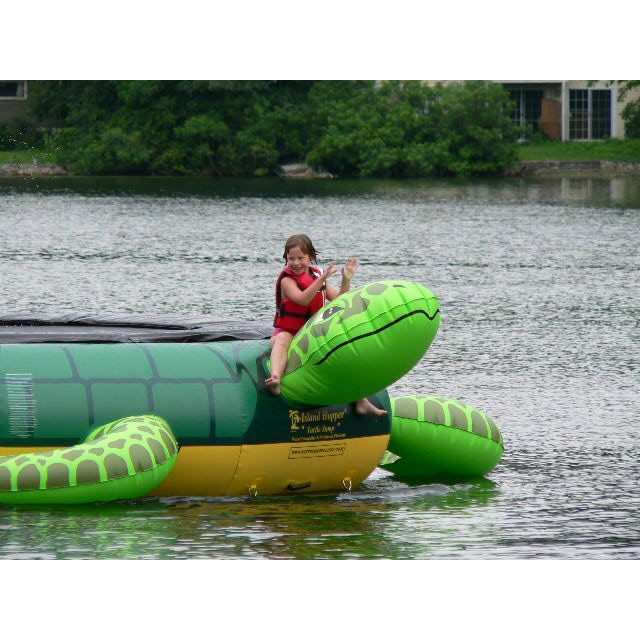 Island Hopper Turtle Jump 15 Foot Water Trampoline 2012