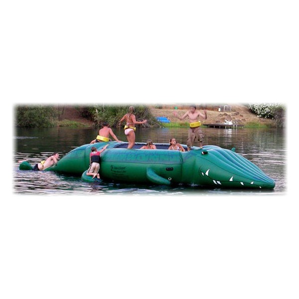 Island Hopper Gator 13 Foot Bounce Platform with Slide 2012