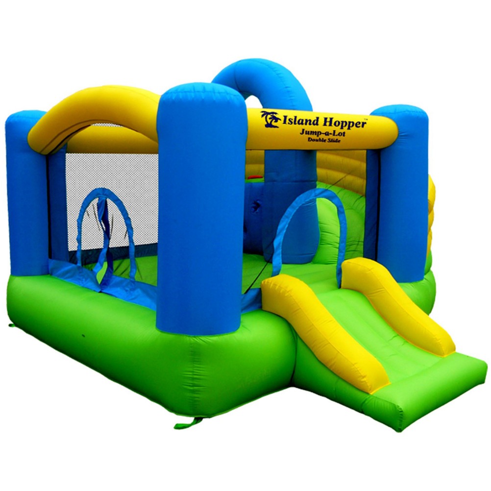 Island Hopper Jump-A-Lot Double Slide Bounce House 2012